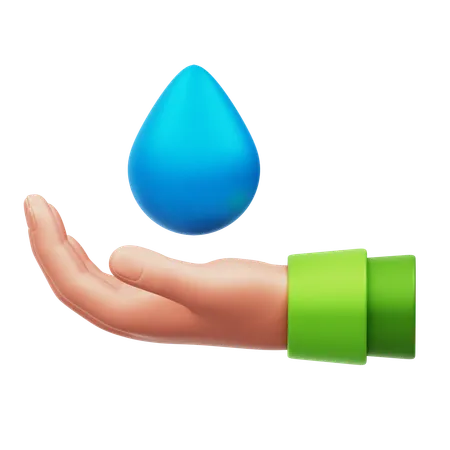 Save Water  3D Icon