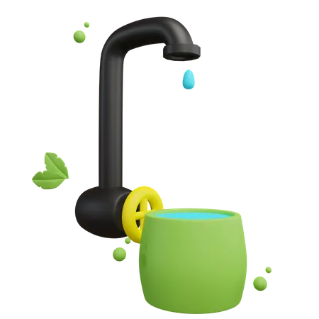 Save Water  3D Icon