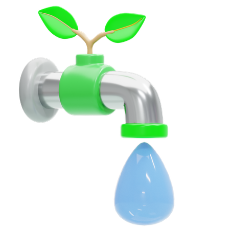 SAVE WATER  3D Icon