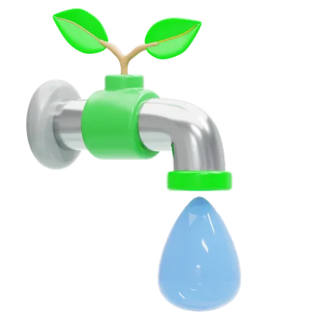 SAVE WATER  3D Icon