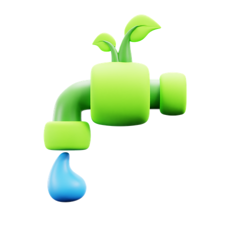 Save water  3D Icon