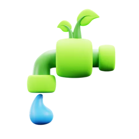 Save water  3D Icon