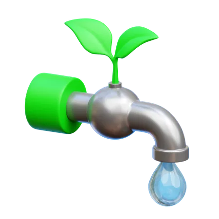 Save Water  3D Icon