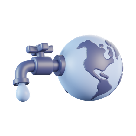 Save Water  3D Icon