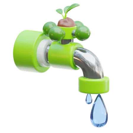 Save Water  3D Icon