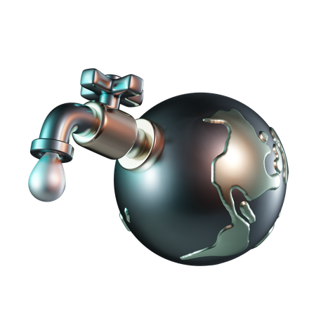 Save Water  3D Icon