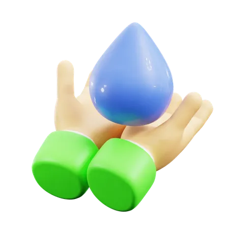 Save Water  3D Icon