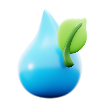 Save Water  3D Icon