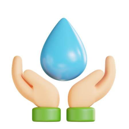 Save water  3D Icon
