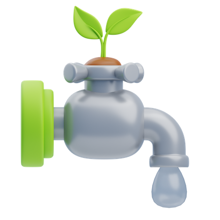 Save Water  3D Icon