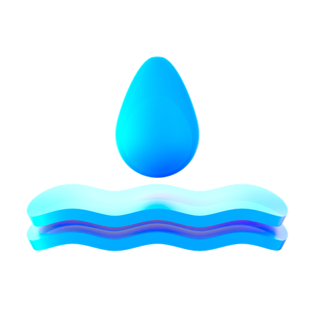 Save Water Resources  3D Icon