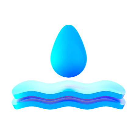 Save Water Resources  3D Icon