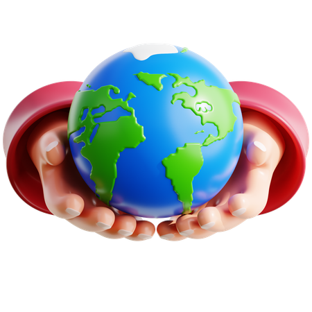 Save World  3D Icon