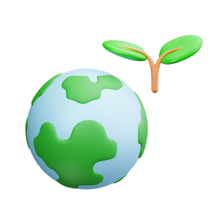 Save World  3D Icon