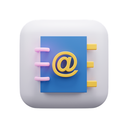 Saved Emails  3D Icon