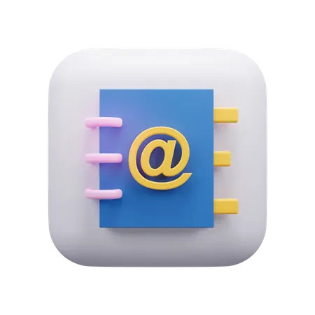 Saved Emails  3D Illustration