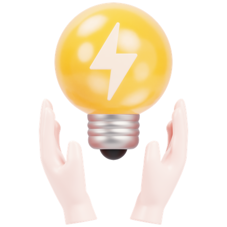 Saving Energy  3D Icon