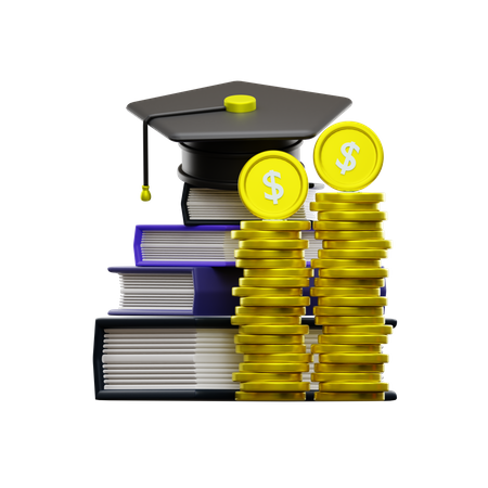 Saving For Education  3D Illustration