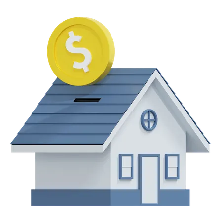 Saving For Property  3D Icon