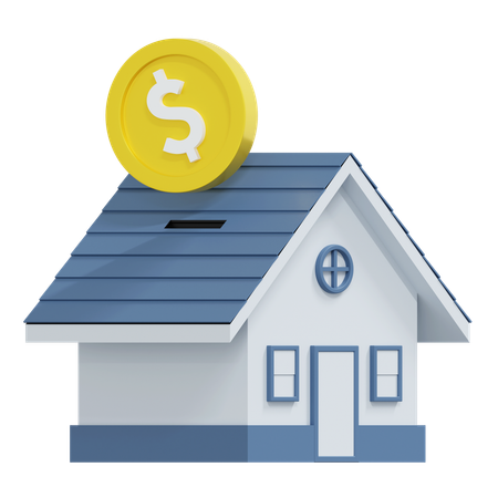 Saving For Property  3D Icon