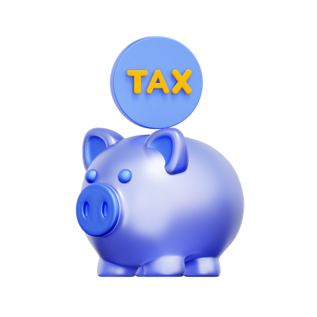 Saving for Taxes  3D Icon