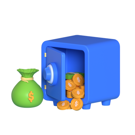 Saving Money  3D Icon