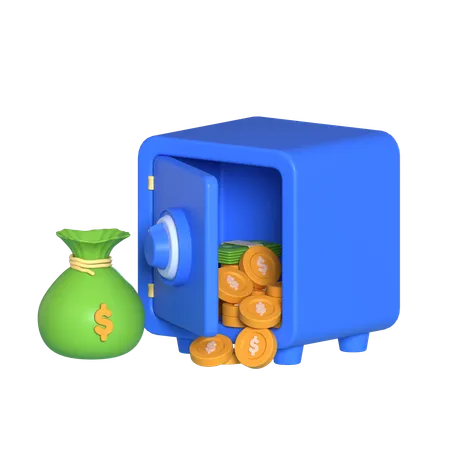 Saving Money  3D Icon