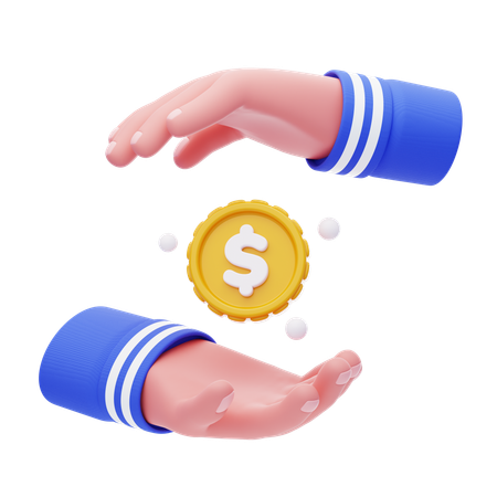 Saving Money  3D Icon