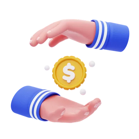 Saving Money  3D Icon