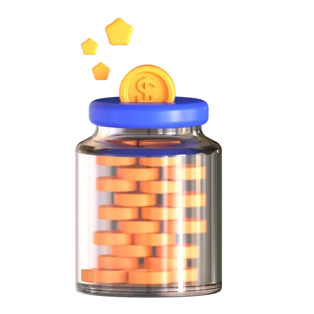 Saving Money  3D Icon