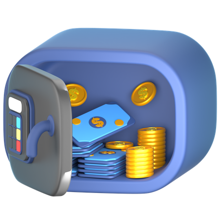 Saving Money  3D Icon