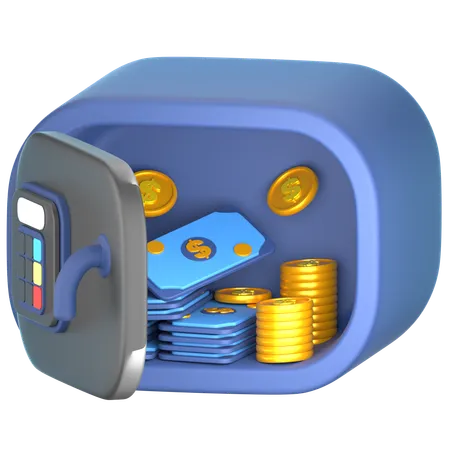 Saving Money  3D Icon