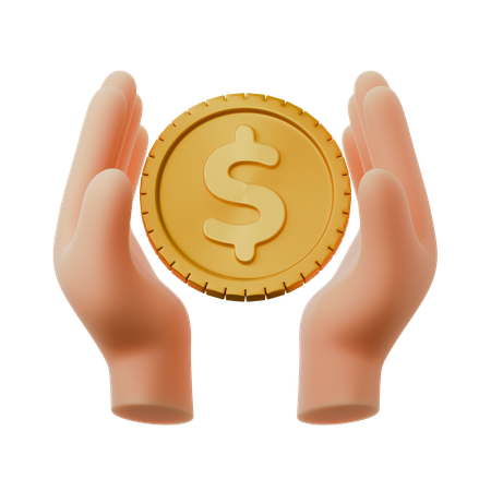 Saving Money  3D Icon