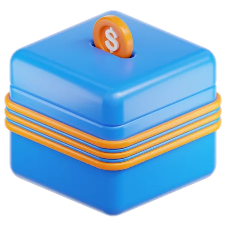 Saving Money  3D Icon