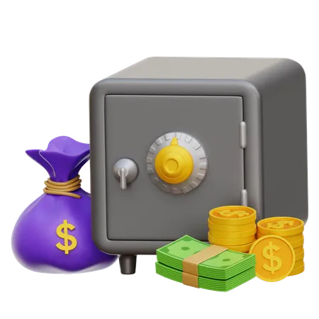 Saving Money  3D Icon