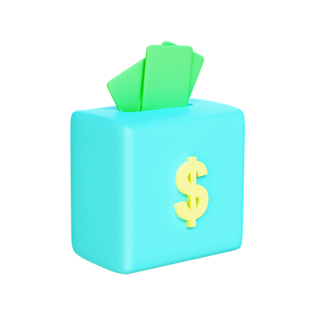 Saving Money  3D Illustration