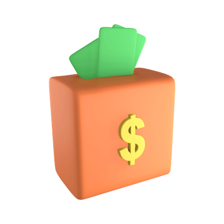 Saving Money  3D Illustration