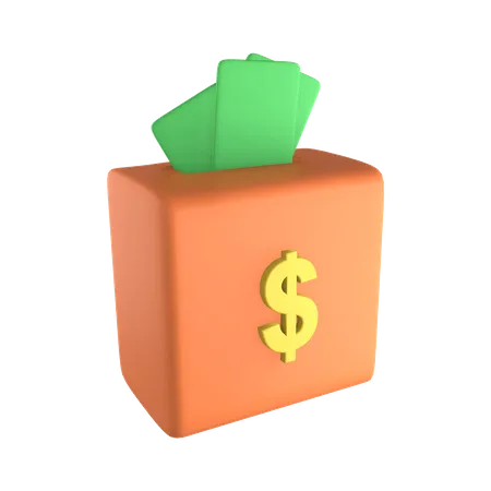 Saving Money  3D Illustration