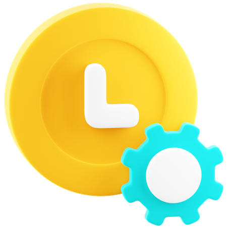 Saving Time  3D Icon