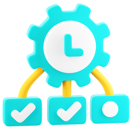 Saving Time  3D Icon