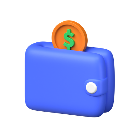Saving Wallet  3D Icon