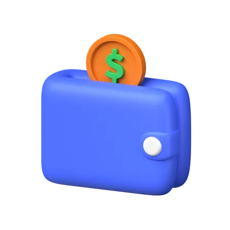 Saving Wallet  3D Icon