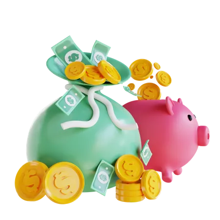 Savings  3D Icon