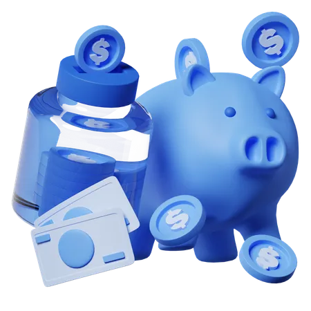 Savings  3D Icon