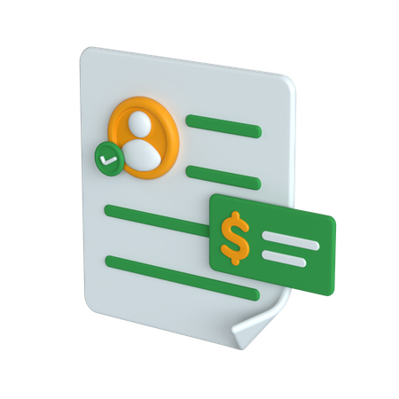 普通預金口座  3D Icon