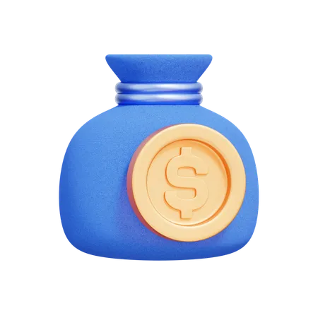 Savings Bag  3D Icon