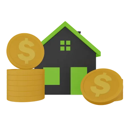 Savings for home  3D Icon