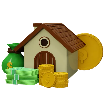 Savings For Home 3D Icon