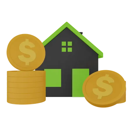 Savings for home 3D Icon