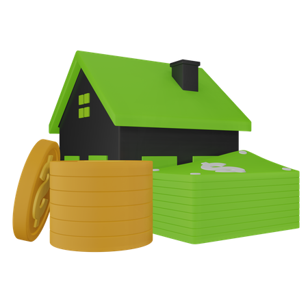 Savings for home 3D Icon